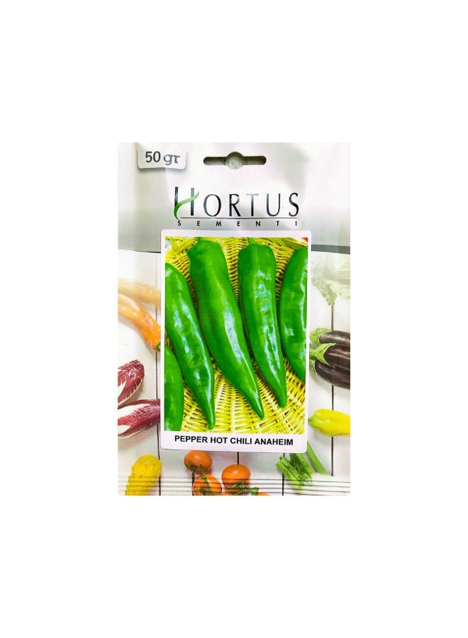 Anaheim Hot Chili Pepper Seeds (50g)