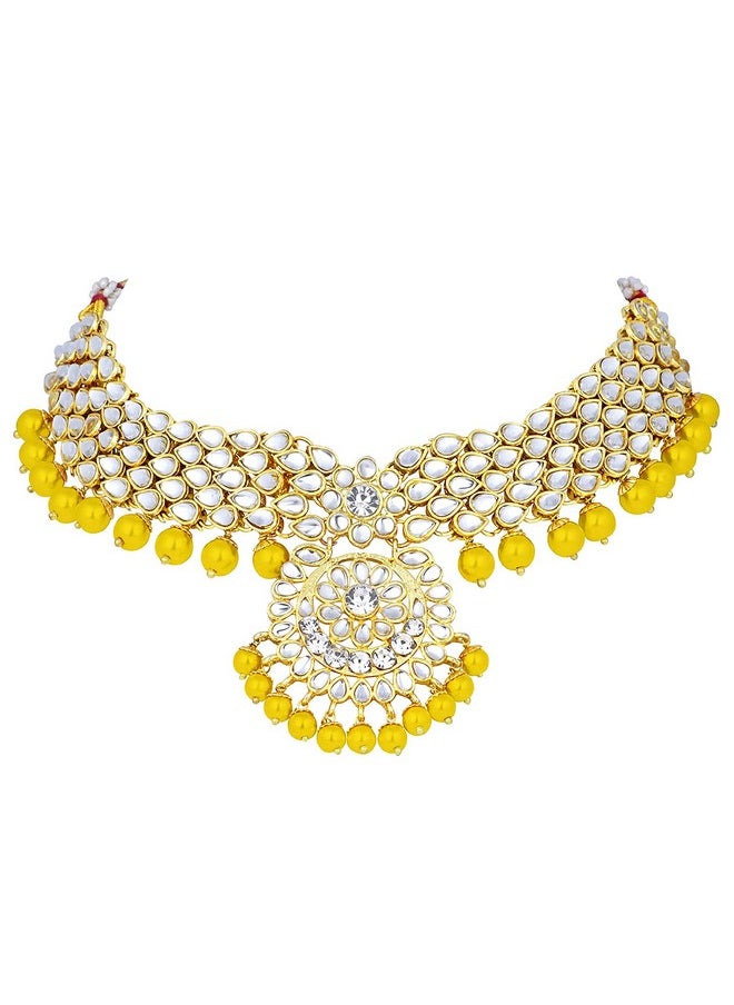 Elegant Wedding Party Wear Faux Kundan Studded Short Necklace Earrings With Maang Tikka Set Indian Ethnic Bollywood Fashion Jewelry For Women - pzsku/ZDC83E8290E53AA27A776Z/45/_/1735817105/8cd859aa-dfb8-4288-be3b-9ac41d4336d2