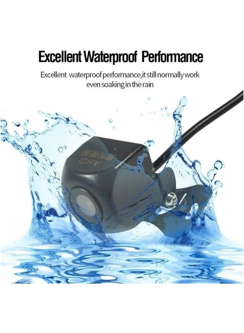 كاميرا خلفية للسيارة، دقة عالية 720P، مقاومة للماء، زاوية واسعة، رؤية ليلية، حامل عالمي - Image 5