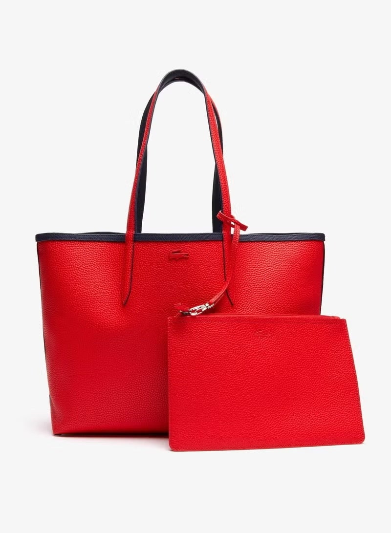 Lacoste Women's Double sided Two tone Large Capacity Handbag, Fashionable Multi functional, Toiletry bag - Image 4