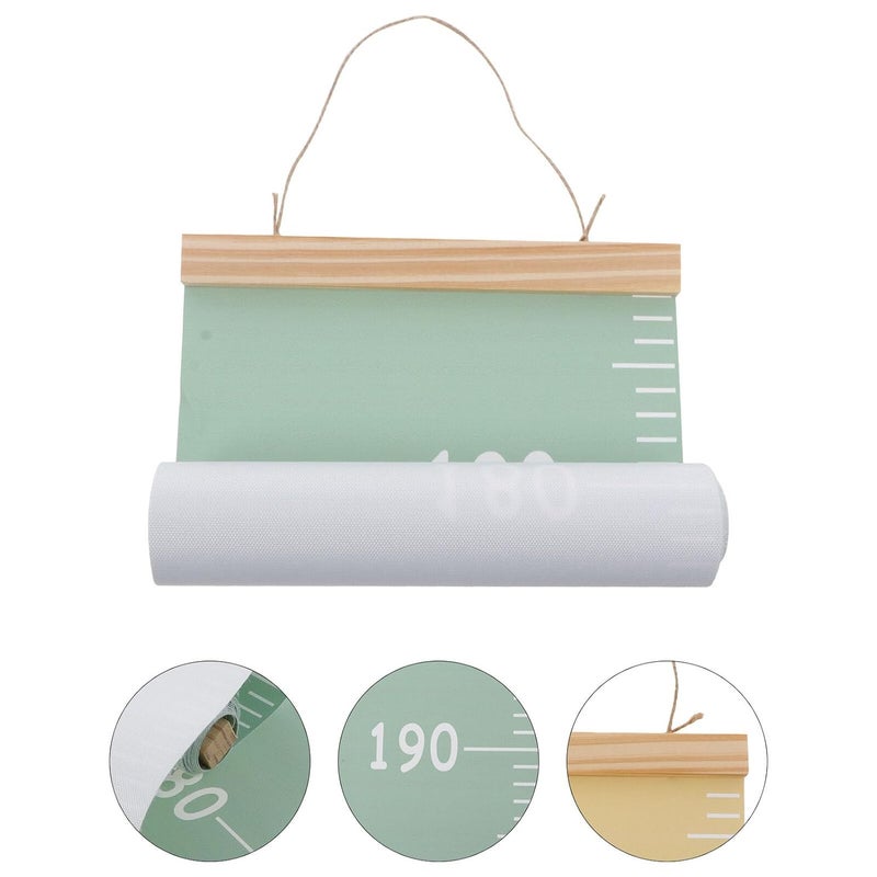 Creative Removable Height Chart Pendant for Wall Decor Modern Canvas Growth Ruler for Boys and Easy to Install Height Marker for Nursery Living Bathroom Dorm and Office - Image 3