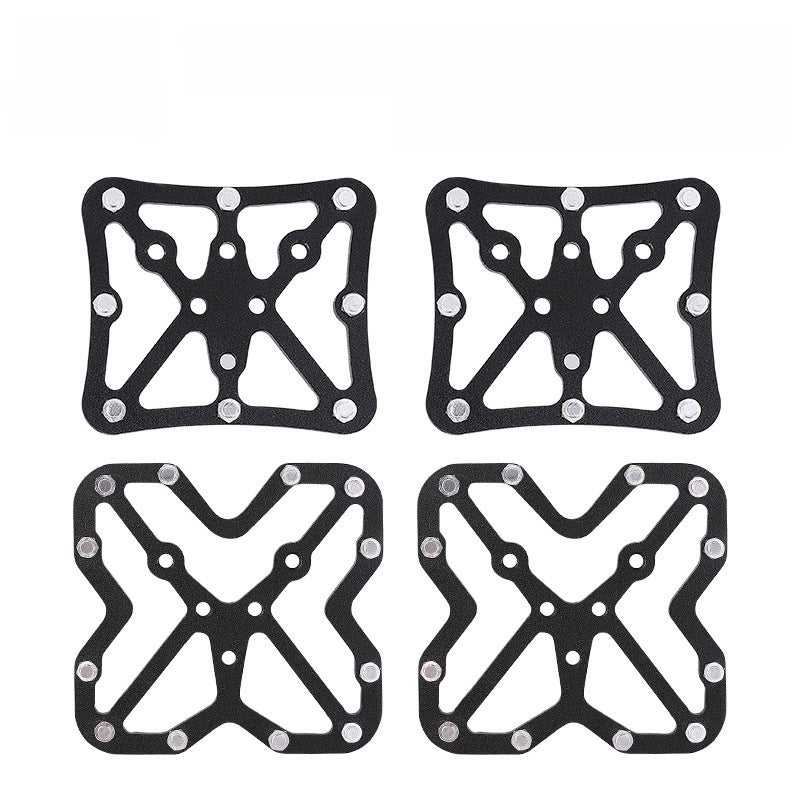 Lock pedal turn flat bicycle pedal quick release lock plate lock shoe conversion pedal deck road mountain bike Universal(Black large, Free size) - Image 3