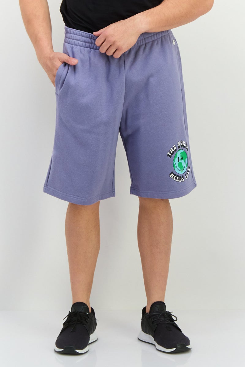 Champion Men Sportswear Fit Outdoor Shorts, Lavender - Image 1