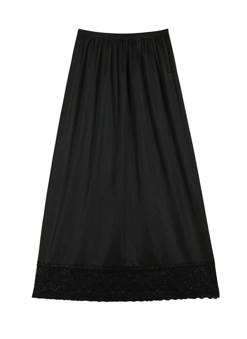 City Rose 3 - Pieces Full Length Soft inner Skirt with Elasticised Waistband and Big Dantel Women Multicolour  - Image 4