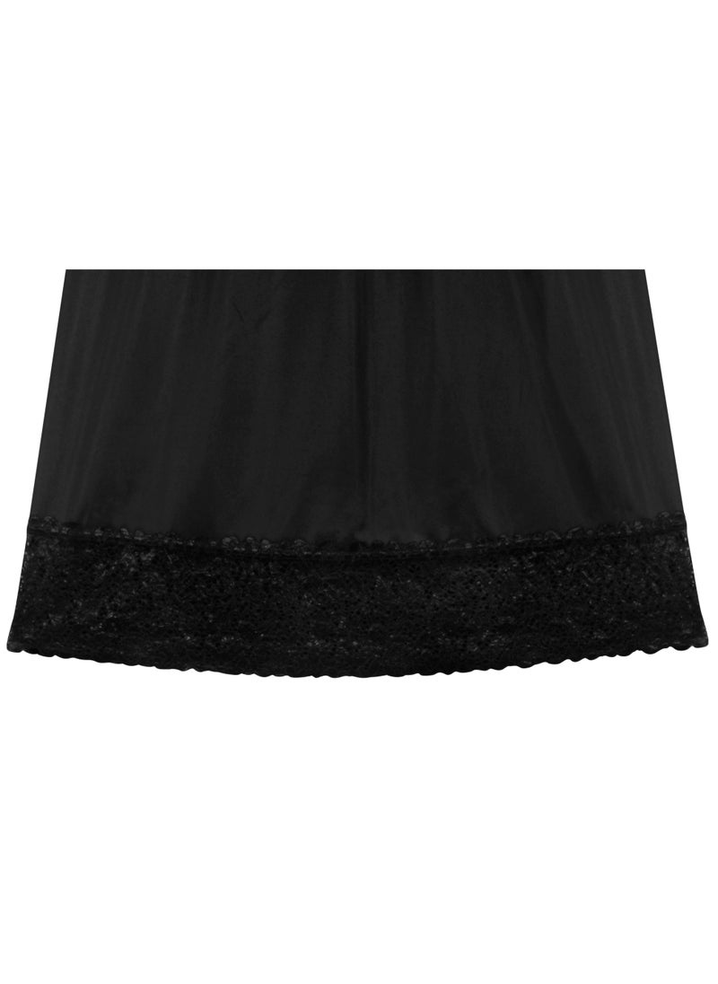 City Rose 3 - Pieces Full Length Soft inner Skirt with Elasticised Waistband and Big Dantel Women Multicolour  - Image 5