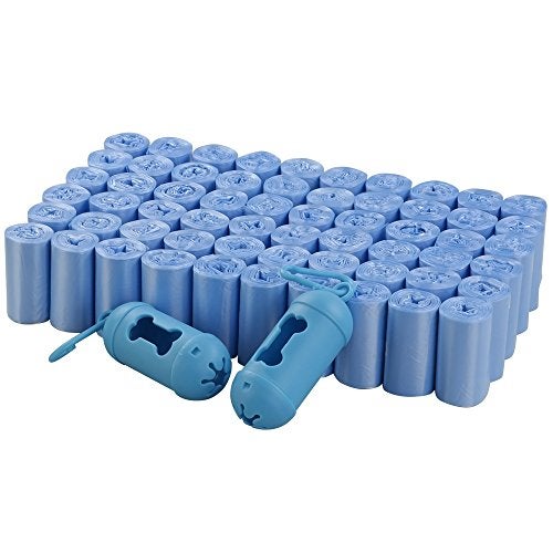HOMMP Poop Bags-Dog Waste Bags, 60 Rolls /1200 Counts Doggy Poop Bags, Unscented + 2 Dispensers - Image 1