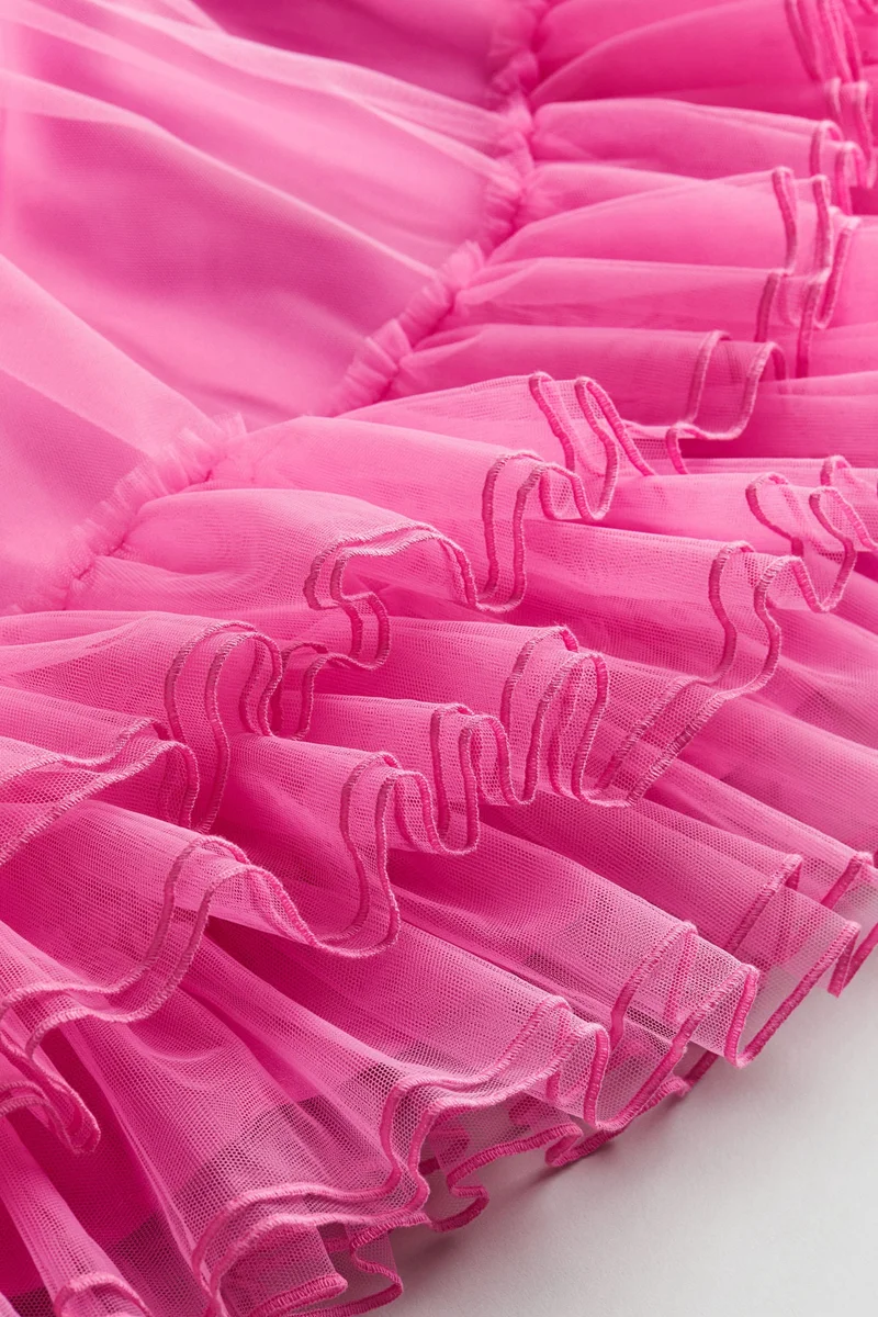 اتش اند ام Bead-Detail Tulle Dress