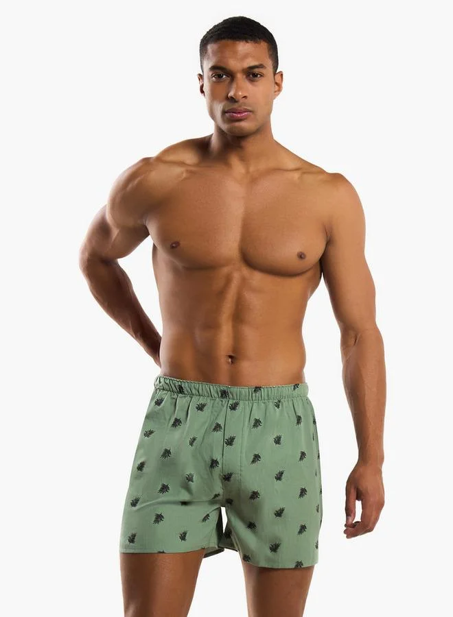 Splash FAV Men Printed Cotton Boxers - Pack of 2