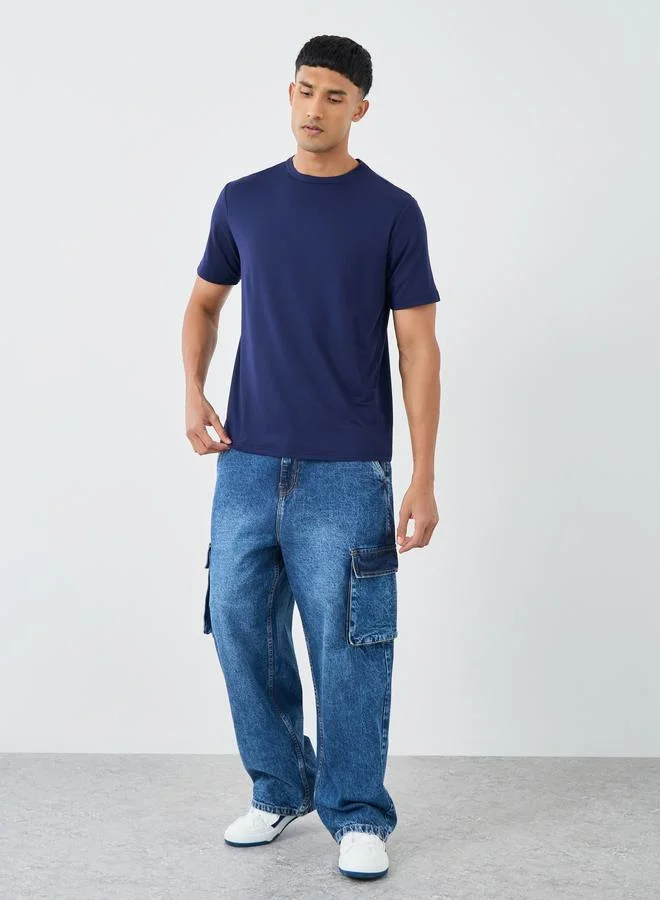 Take Two Take Two Graphic Print Round Neck Regular Fit T-Shirt