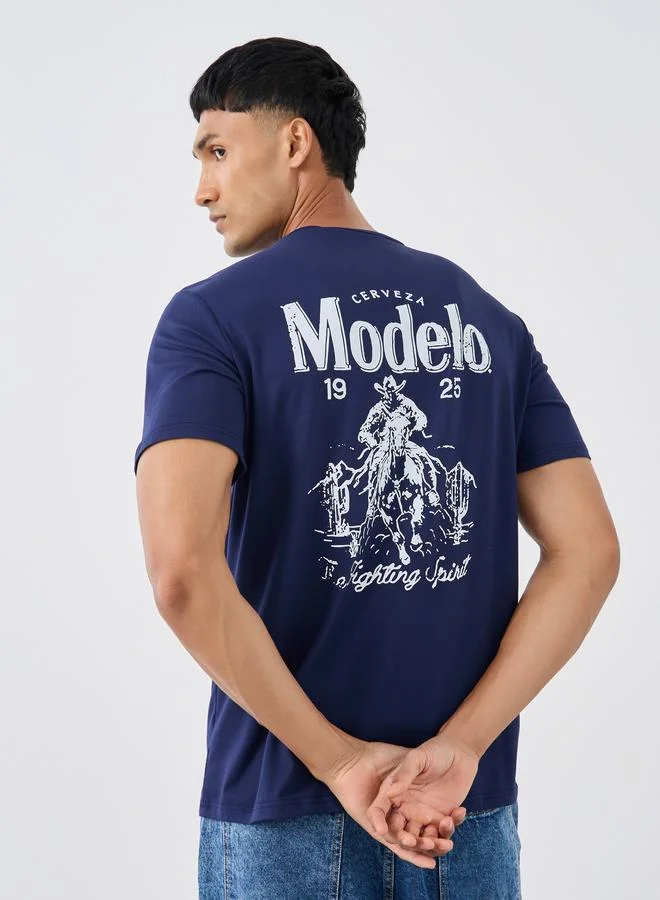 Take Two Take Two Graphic Print Round Neck Regular Fit T-Shirt