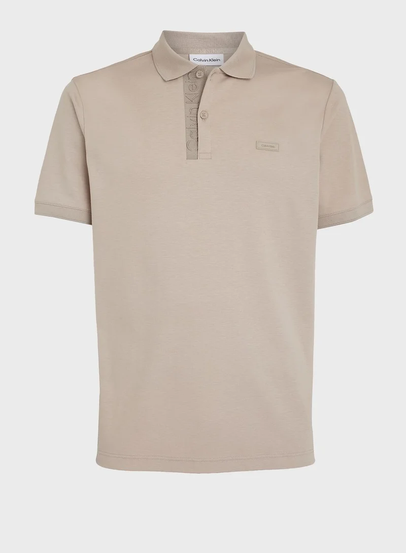 CALVIN KLEIN Logo Polo
