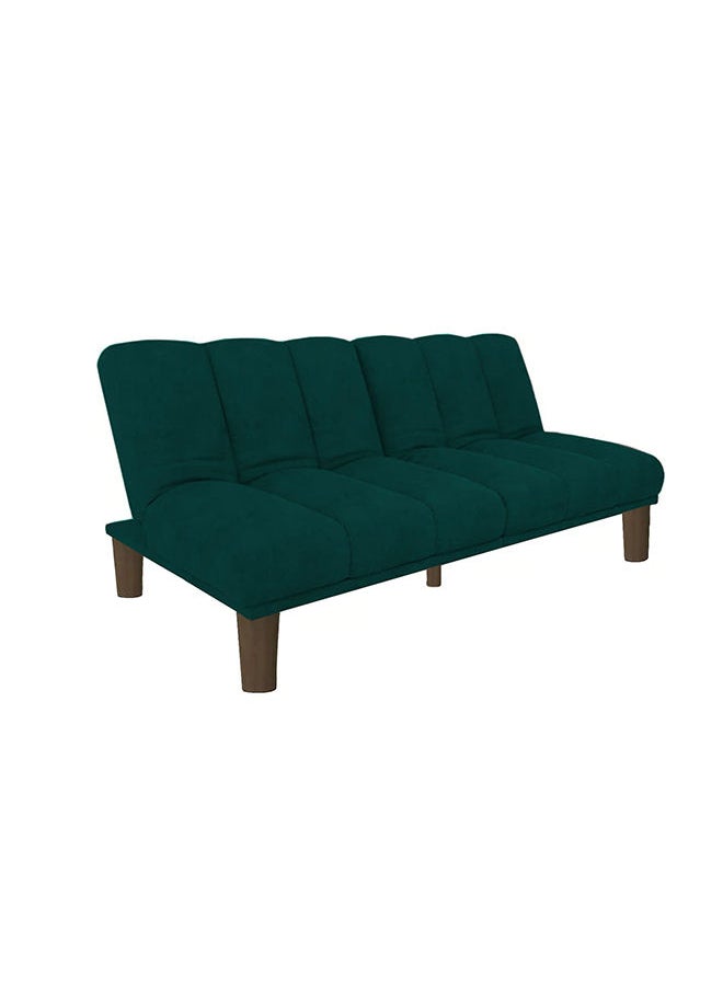 صوفة ديباج سوسو | 3 - مقاعد صوفا من المخمل 180x84x94 سم  - أخضر غامق - Image 2