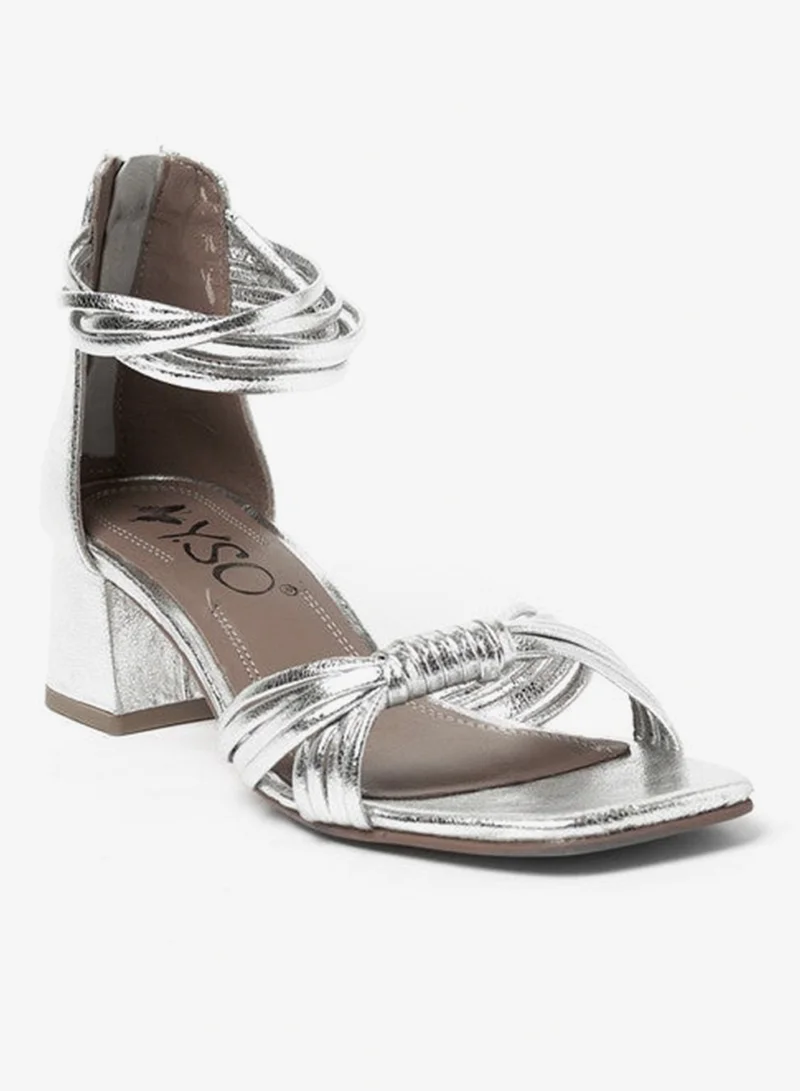 ييزو صنادل نسائية بكعب متوسط - كعب مريح وأنيق للسيدات والفتيات