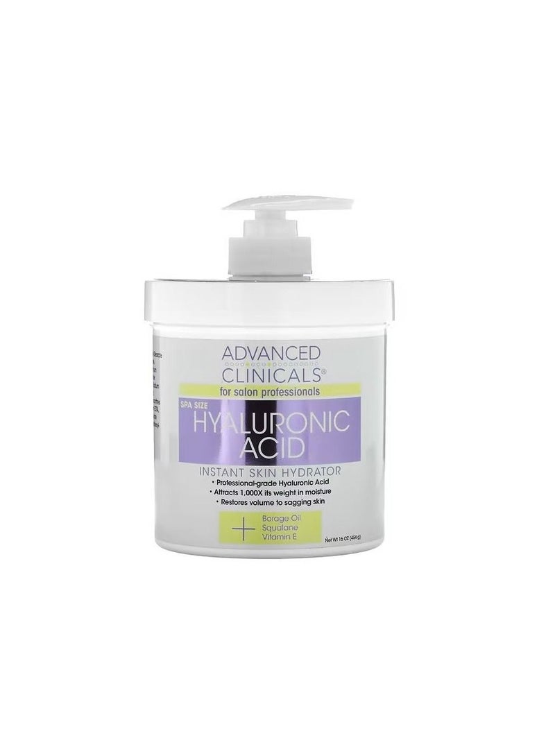 أدفانسد كلينيكال حمض الهيالورونيك مرطب فوري للبشرة 16 أونصة 454 جم