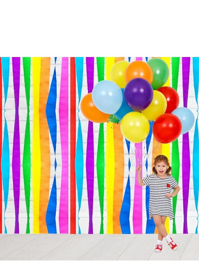 شريط ورق كريب متعدد الألوان، عبوة من 24 قطعة - Image 3