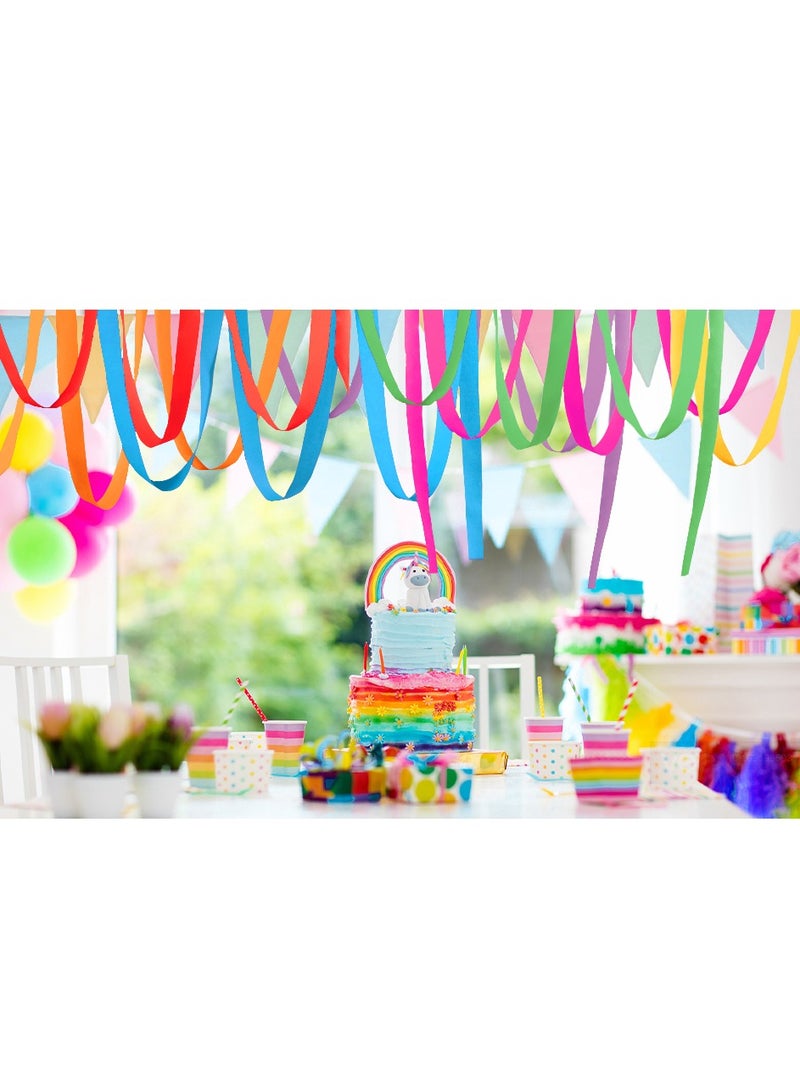 شريط ورق كريب متعدد الألوان، عبوة من 24 قطعة - Image 4