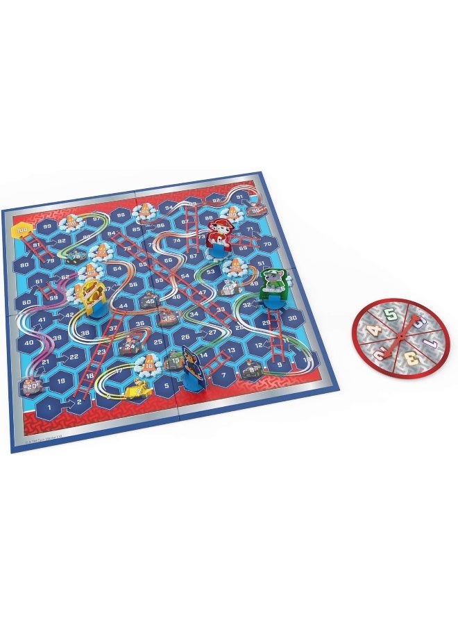 SPIN MASTER Paw Patrol Pups 'n Ladders Puppies Snakes and Ladders Family Social Board Game for Kids - Image 2