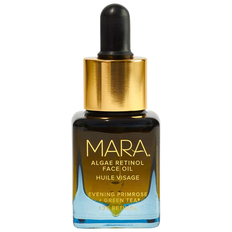 MARA  Natural Evening Primrose  Green Tea Algae Retinol Face Oil  PlantBased Skin Care  Moisturizes  Soothes Skin To Minimizes Look of Pores  Fine Lines Travel Size 05 fl oz  15 mL