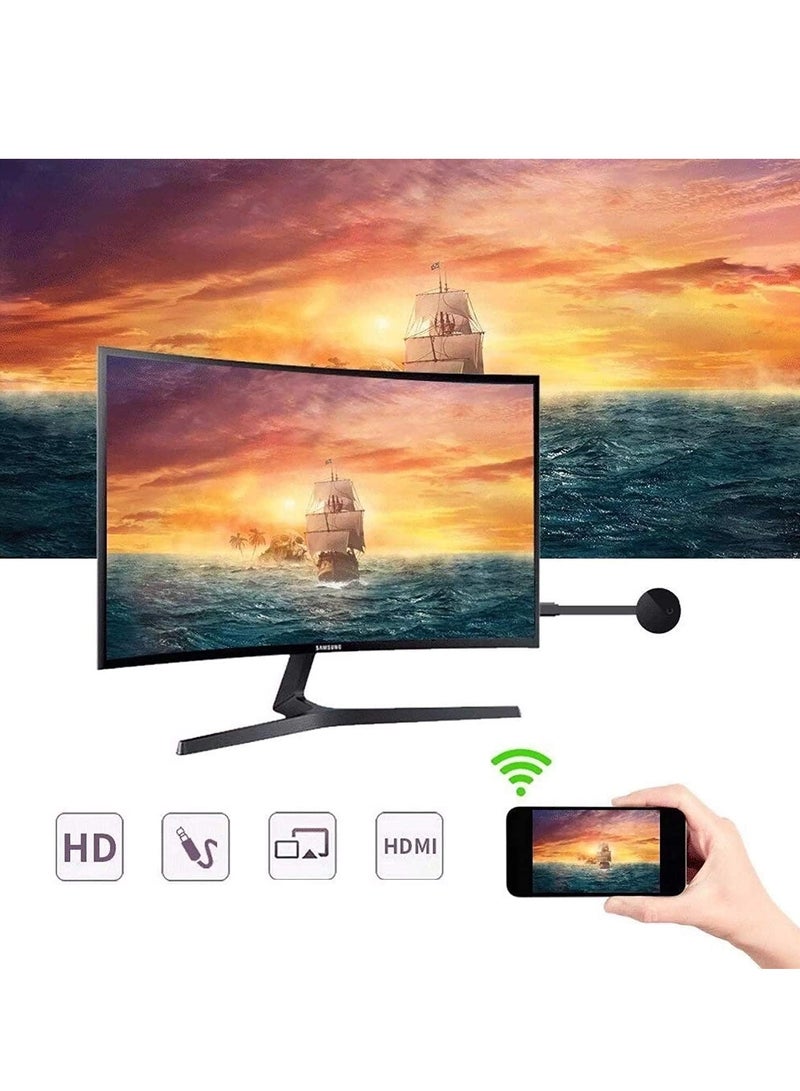 4K Wireless WiFi Display Screen Compatible with All Android, iOS, and Windows Devices | HDMI Cast Dongle for LED TV for Miracast - Image 2