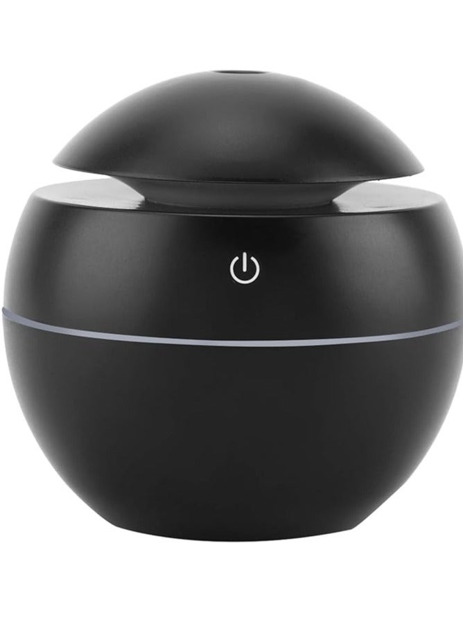 Portable Mini Ultra-Sonic USB Desktop Humidifier with Essential Oil Diffuser & Colorful Ambient Light - Ideal for Home & Office  - Image 1