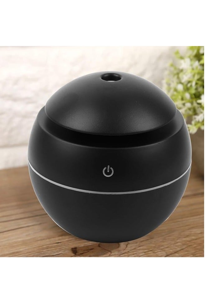 Portable Mini Ultra-Sonic USB Desktop Humidifier with Essential Oil Diffuser & Colorful Ambient Light - Ideal for Home & Office  - Image 2