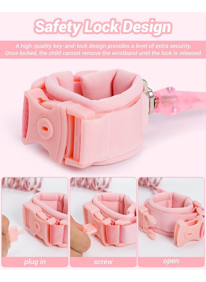 Dr.Meter - Kids Leash For Toddler, Reflective Anti Lost Wrist Link With Key & Lock, 8.2Ft Safety Wristband Child Walking Harness For Supermarket Mall Airport Amusement Park Zoo Outdoor - Image 1