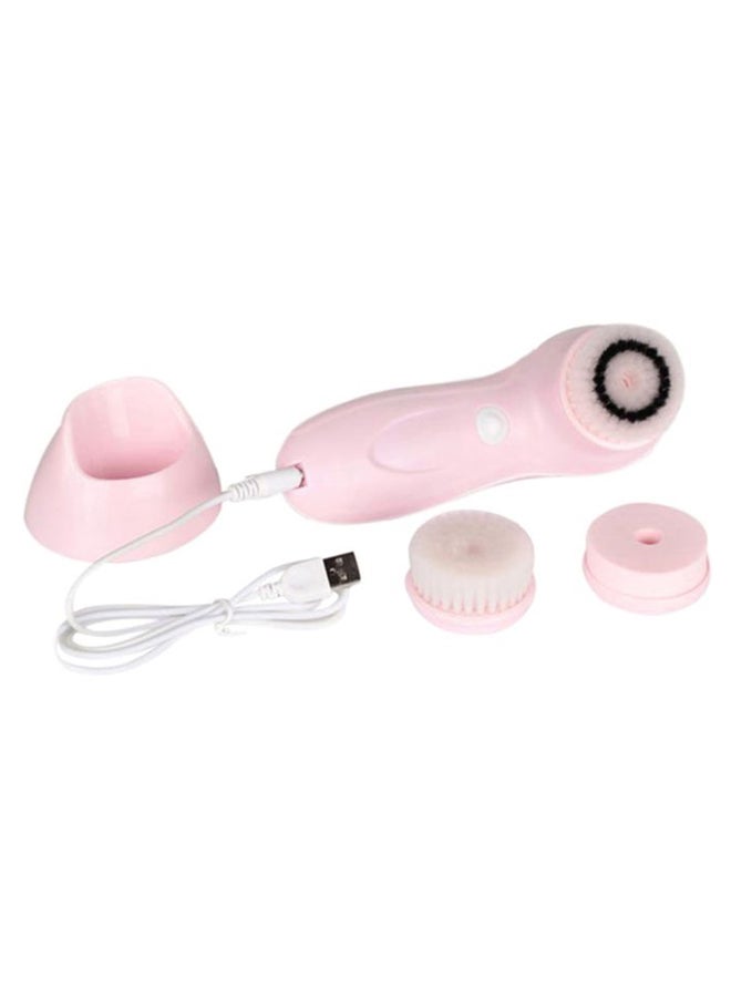 Sharpdo USB Rechargeable Cleansing Brush Set Pink/White 20 x 11cm - Image 1
