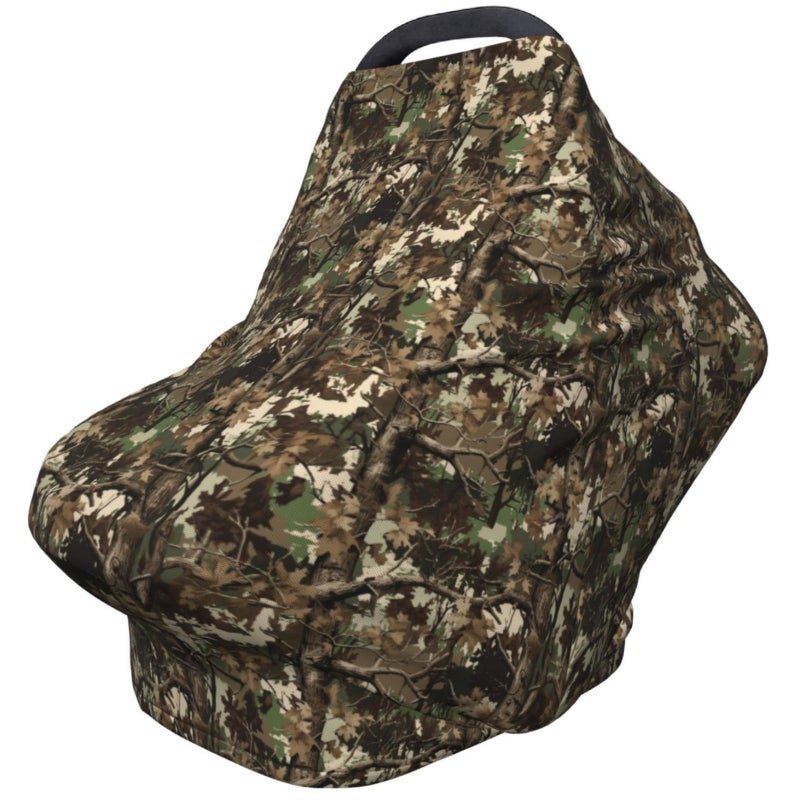 Mcewoel Camo Baby Car Seat Cover Multi Use Baby Stroller Cover Boys and Girls Camo Shower Gifts - Image 3