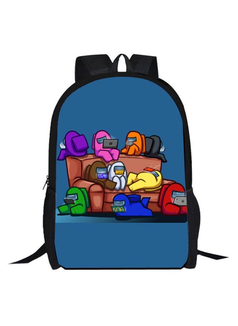 Game Schoolbag For Primary School Students Creative Polyester Shoulder Bag Pencil Bag Small Satchel Three-piece Pattern Customization-Color:Single-layer Backpack 05