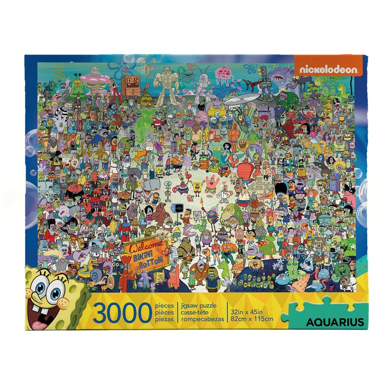 AQUARIUS SpongeBob SquarePants Puzzle 3000 Piece Jigsaw Puzzle  Officially Licensed SpongeBob Merchandise  Collectibles  Glare Free  Precision Fit  32 x 45 InchesMulticolor - Image 2