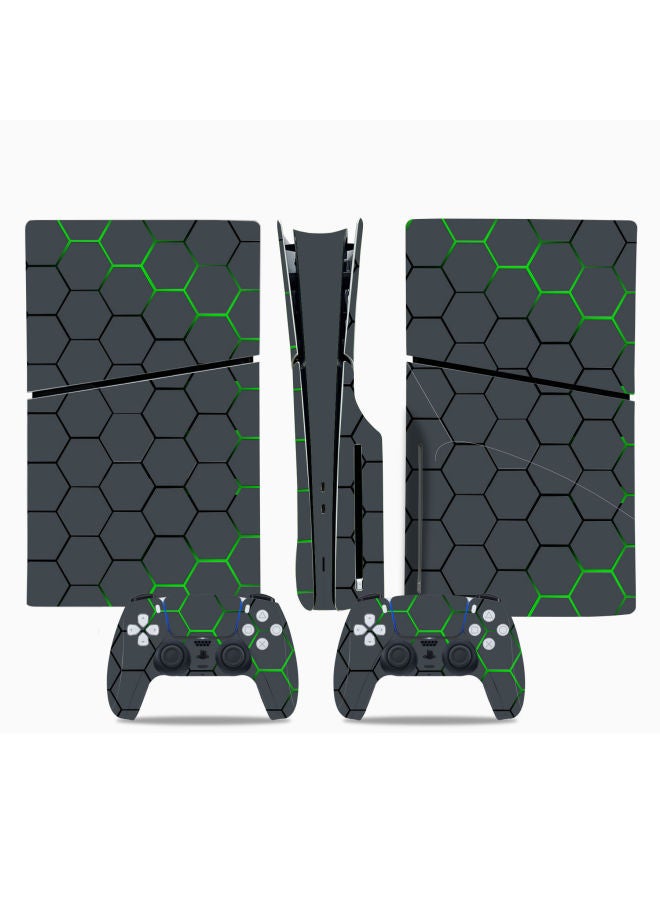 Ps5 Slim Console Skin Sticker Cartoon Protective Film Pain Relief Patch Digital Computer Game Protective Film-Color:TN-P5SDisc-0004 - Image 4