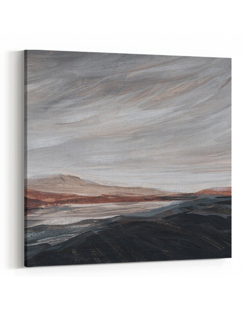 لوحة كانفاس على إطار خشبي بتصميم جبال - Image 4