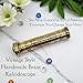 Treasure Lords Handmade Polished Brass Kaleidoscope Return Gifts for Kids BirthdayGolden FinishKaleidoscope for KidsAdultsFriends FamilyChildren 3D Mirror Lens 1pc - Image 4
