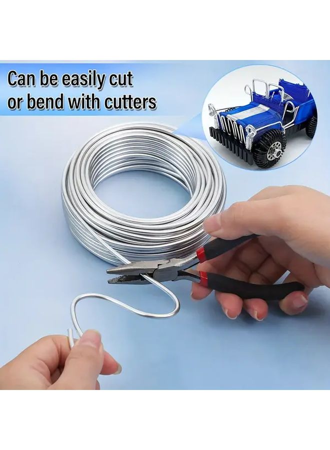 3pcs 2mm Colorful Aluminum Wire 12 Gauge 164 Feet Bendable Art Craft Jewelry Making - Image 2