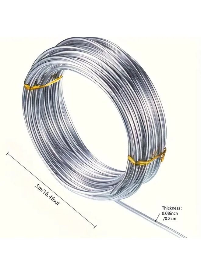 3pcs 2mm Colorful Aluminum Wire 12 Gauge 164 Feet Bendable Art Craft Jewelry Making - Image 5