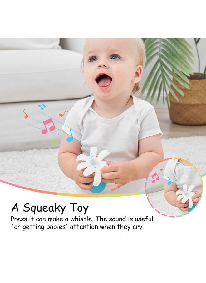 Mombella - Teething Toys For Babies 6 Months+ Octopus Baby Teether 612 Months Silicone Sensory Teethers Toy For Infants 18 Months Kids Teething Toys 9 Month Old Baby Toys Bpa Free Funny Baby Gifts Blue - Image 1