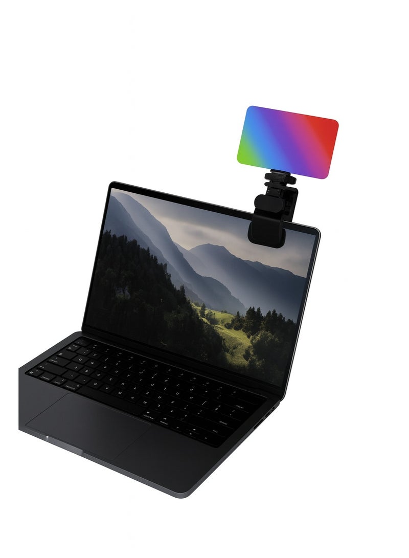 AY-96JSSR Professional RGB Lighting, Double-Sided, 8W, 360-Color Full Lighting, 1800mAh Battery for Photography and Streaming - Image 3