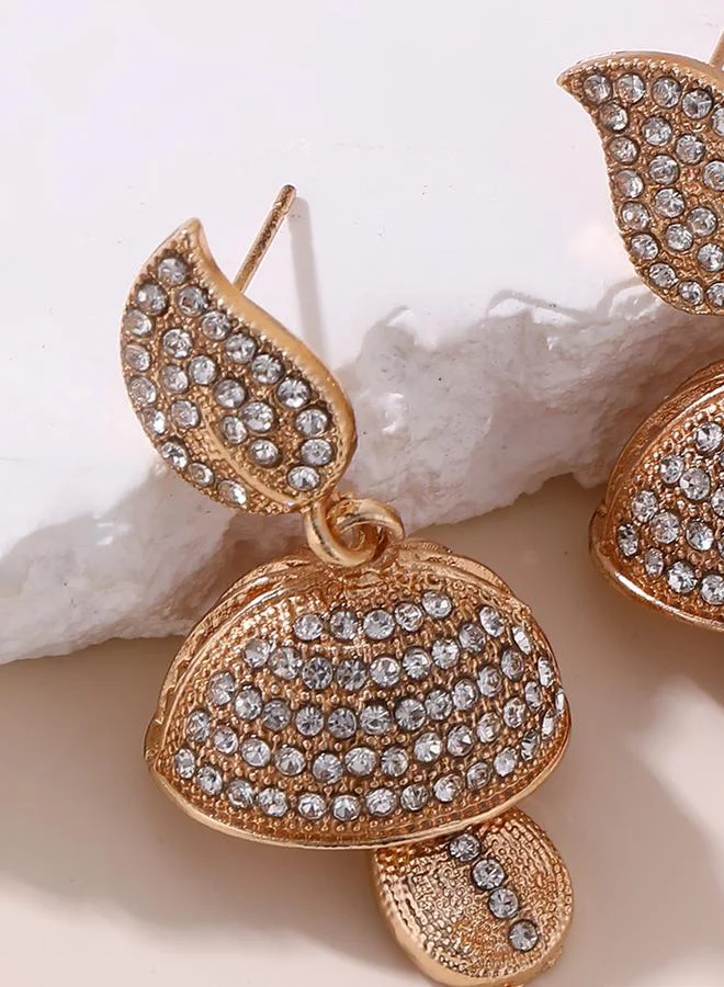 تايك تو Embellished Jhumka Dangle Earrings
