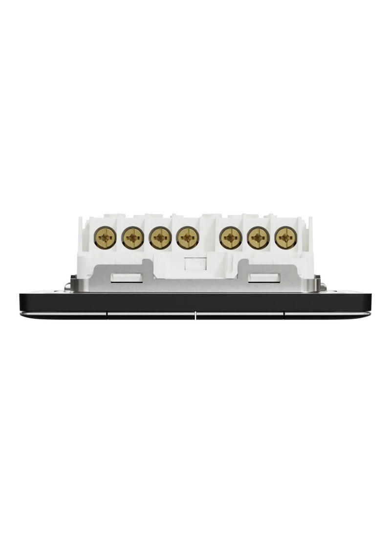 Schneider Electric Unica X 2-Way 4-Gang Switch - Jet Black - Image 3