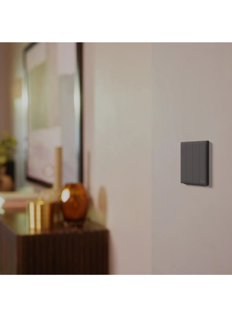 Schneider Electric Unica X 2-Way 4-Gang Switch - Jet Black - Image 5