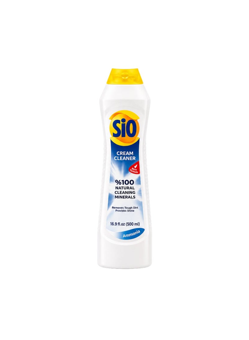 SIO Ammonia Cleansing Cream 500ml – Powerful Cream Cleaner for Kitchen & Bathroom Grease Removal - Image 1