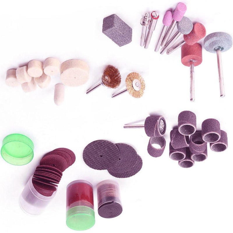 Diy Crafts 12848 India 152 6mm Steel Mandrel Shank Cut-off Wheel for Dremel Rotary Tool, Multicolor, Pack of 90 - Image 1