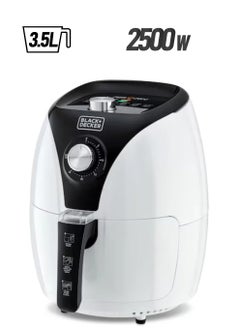 Black Black+Decker 3.5 Liters Manual Control Air Fryer  - Image 1