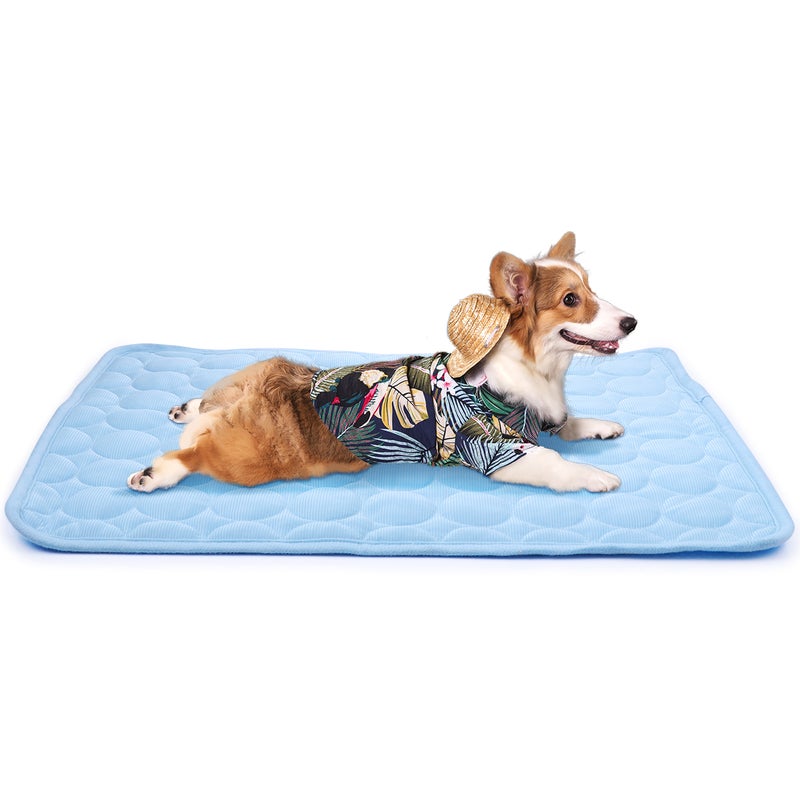 Pet Cooling Blanket Breathable Dogs Cats Sleeping Mat 63 x 50cm - Image 4