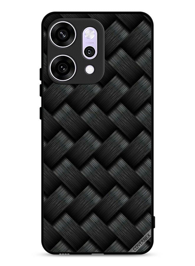 Covernex Oppo Reno14 Pro Protective Case Cover Dark Stripes Pattern - Image 1