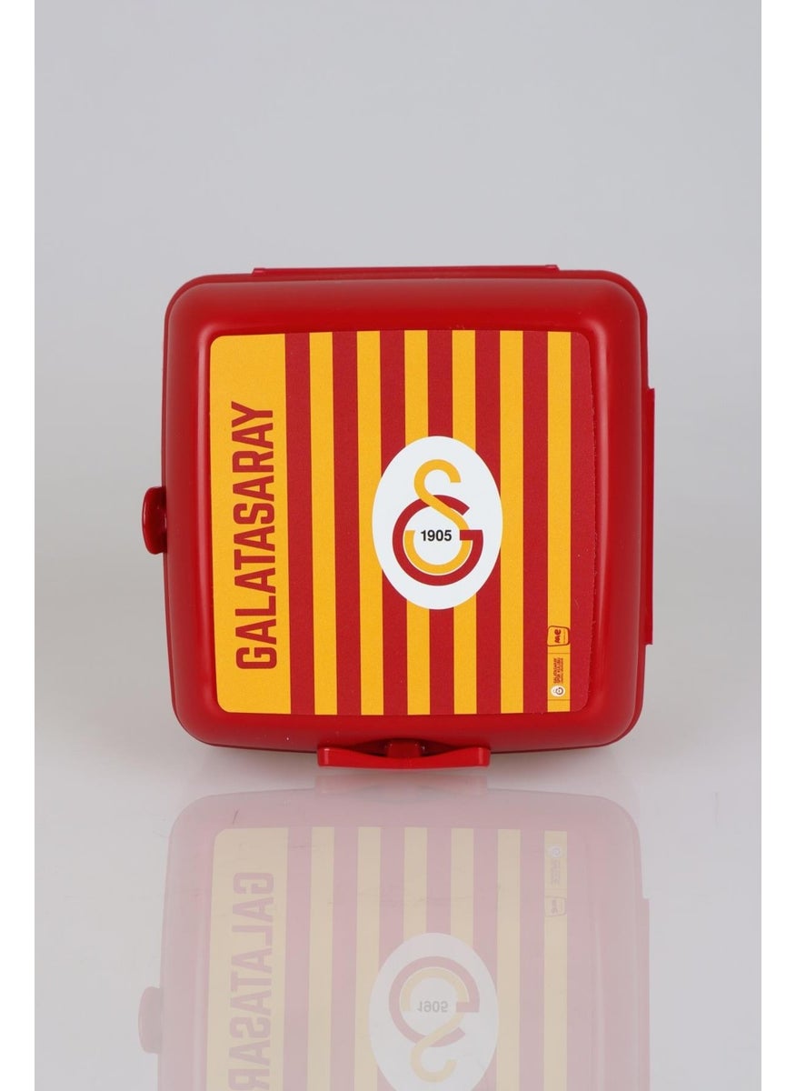 Galatasaray Dekomus New Season Licensed Striped 2-Layer Lunch Box  - Image 1