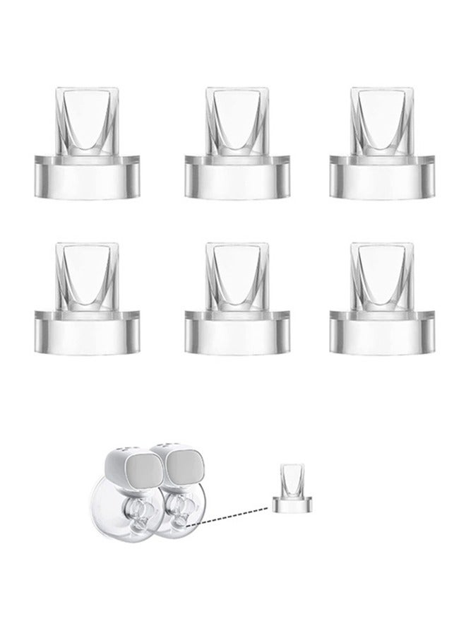 Momore 6 Pieces Replacement Silicone Duckbill Valves For Most Breast Pumps - Image 1