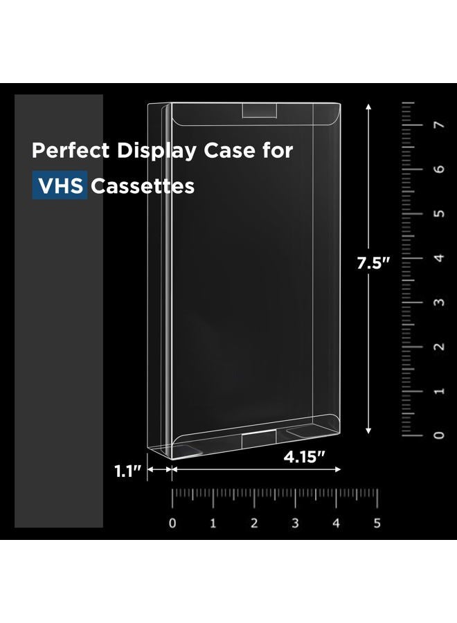 CollectHall VHS Tapes Protector - Premium VHS Cassette Tape Storage & Protector, Durable VHS Protectors for Home & Kitchen Media Storage - (Ultimate 10 Packs) - Image 3