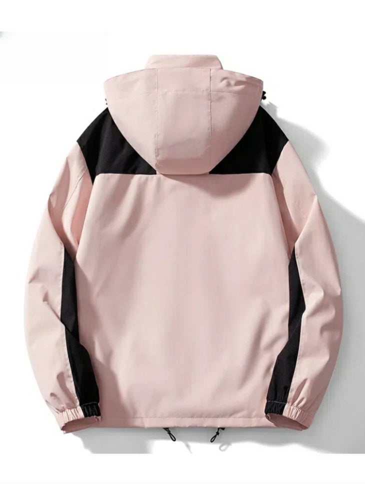 Loquat Unisex 3-in-1 Winter Coats Snow Ski Jacket Waterproof Windproof Detachable Polar Fleece Lined Jacket Pink  - Image 2