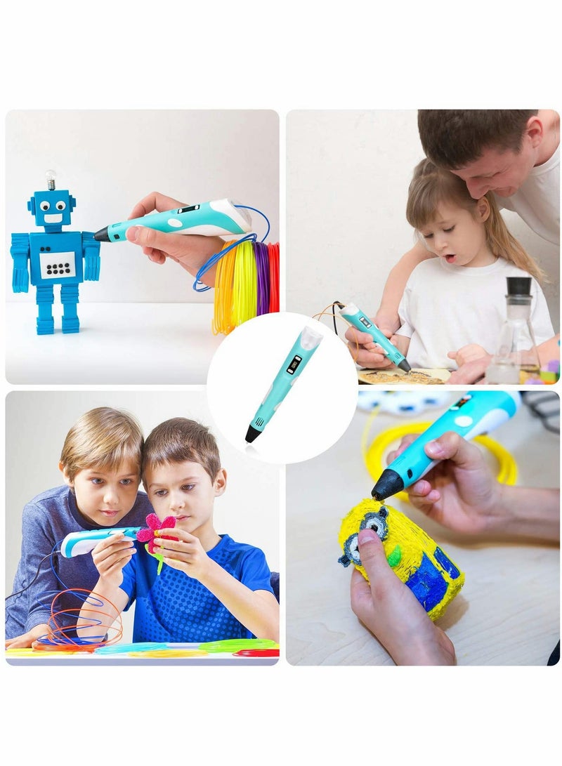 3D Drawing Pen With Display And Adjustable Speed And Temperature, with 12 Colors Filament, Holiday  Toys Gifts for Kids  - Image 3